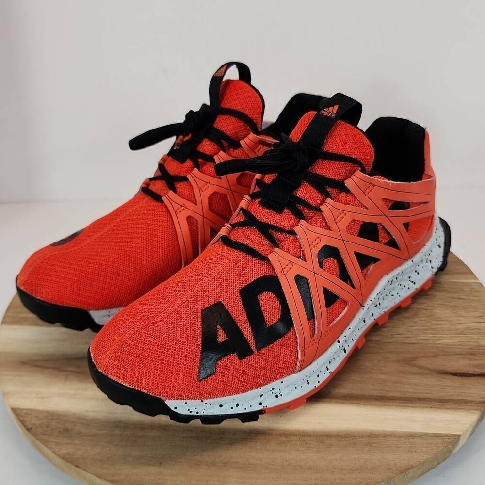 Adidas Men's Vigor Bounce Trail Runner Mens Size 9 Red/Black - Picture 6 of 11
